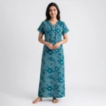 SCR-470440-Alpine Printed Full Length Nighty Soft & Breathable