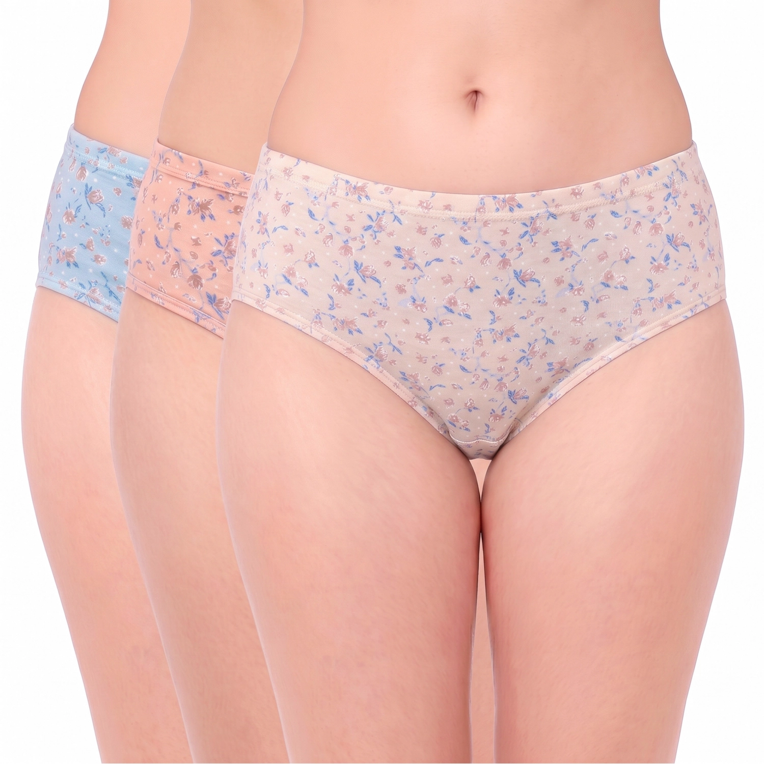 7600 combo 7600 – Juliet Ultra-Soft Cotton Elastane Hipster Panties - Image 1